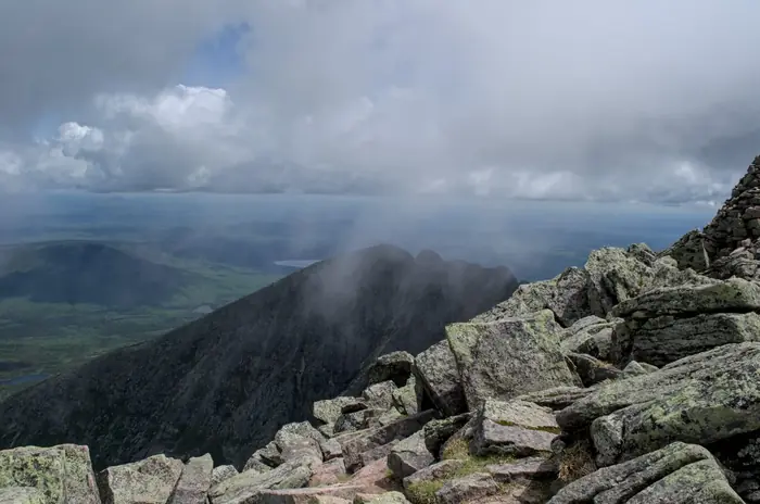 Knife Edge Storm Clouds
